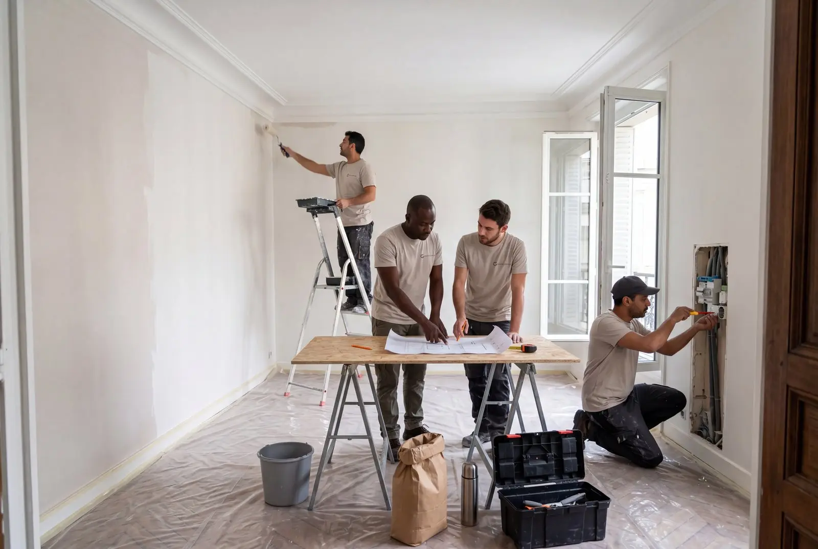 image 7 Rénovation intérieure complète Celtic Groupe — équipe interne IDF